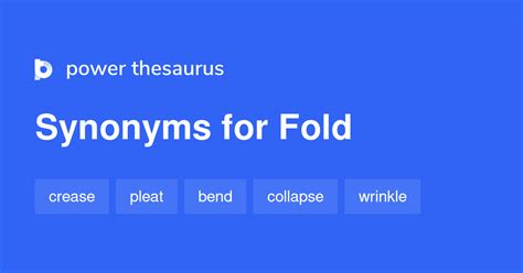 FOLD Synonyms .